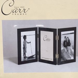 Triple Hinged Onyx Picture Frame